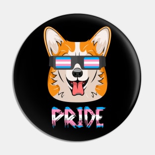 Corgi Transgender Flag Lgbt Pin