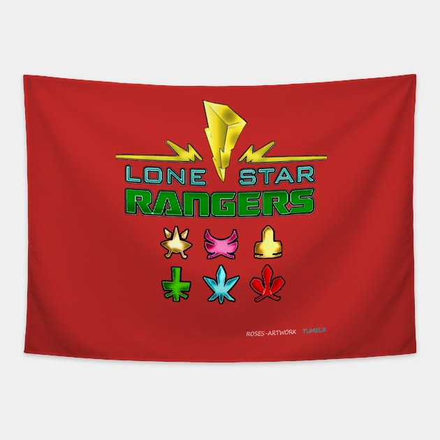 Lonestar Rangers Cosplay Group Merchandise Tapestry by treat_rose