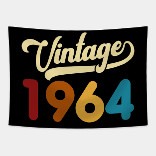 1964 Vintage Gift 56th Birthday Retro Style Tapestry