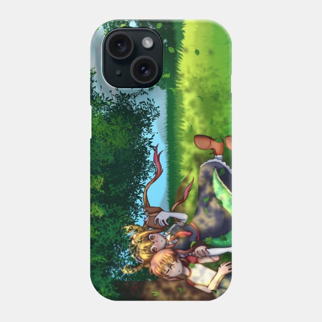 Day in the Park Phone Case by BagelGirl