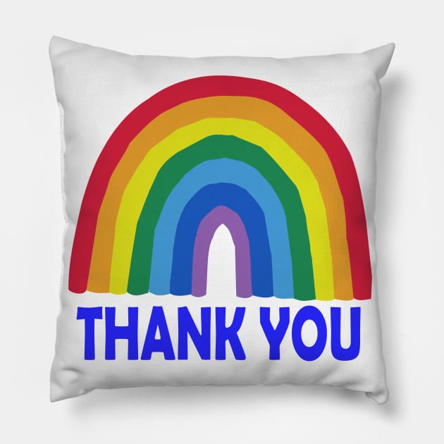 Thank you NHS! T-Shirt Pillow by T_A_A