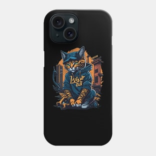 hip-hop cat Phone Case