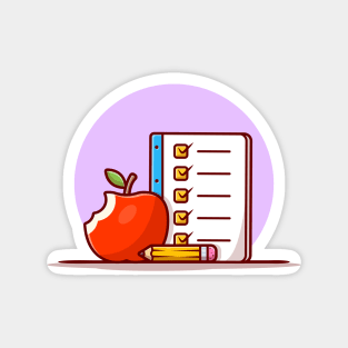 Back To School Cartoon Vector Icon Illustration (2) Magnet