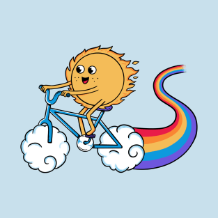 Sun and bicycle T-Shirt