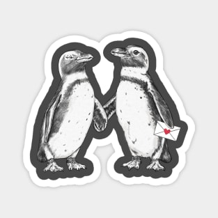 Penguin Couple Magnet