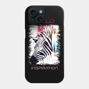 Zebra Wild Nature Animal Colors Art Painting Phone Case