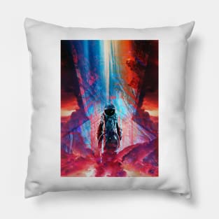 Walk Through Life A time travel Story Pillow