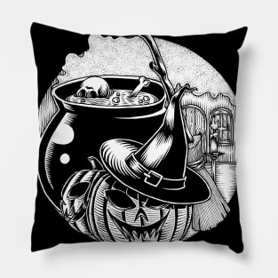 Halloween Cauldron Pillow