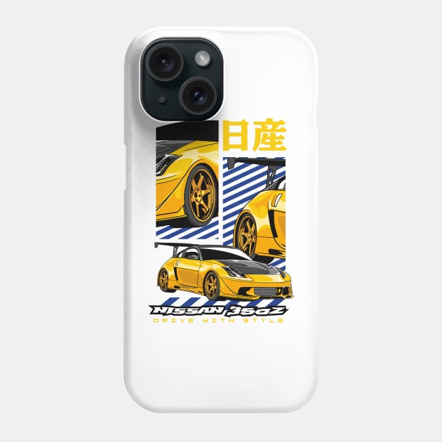 350z Performance Machine Phone Case by Harrisaputra