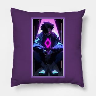 Anime Hero Power Meditation | Quality Anime Artwork | Anime Power Energy Meditation |  Manga Anime Art Pillow