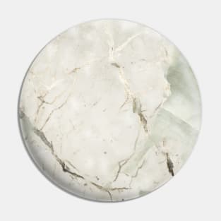 Sage Green Marble Platinum Foil Metallic Shimmer Pin