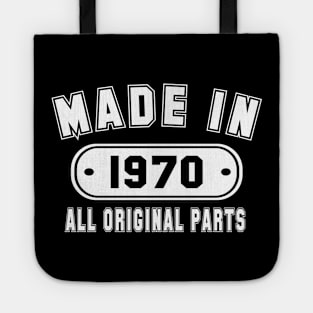 Made In 1970 All Original Parts Tote