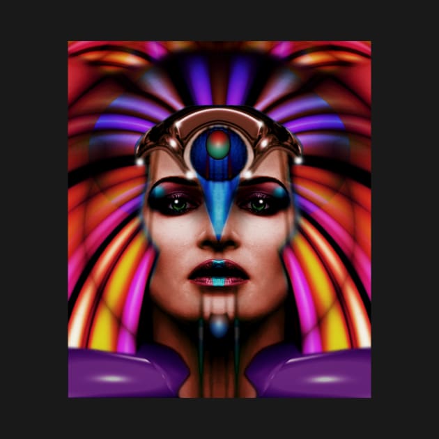 LADY OF COLOR face by stevenhigginsgraphics