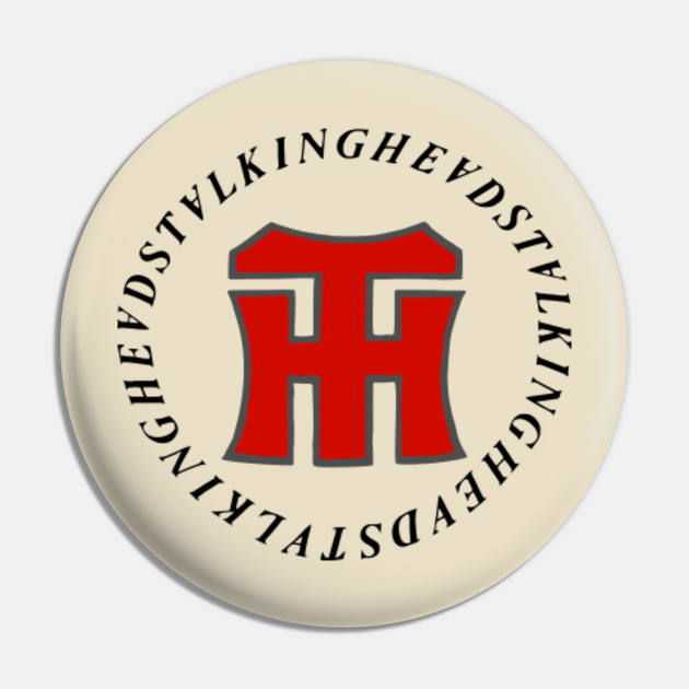 Retro Talking Heads Post Punk Pin TeePublic