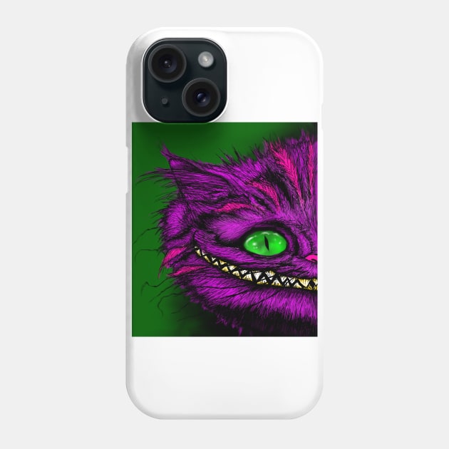 WERE ALL MAD HERE Phone Case by Twisted Shaman