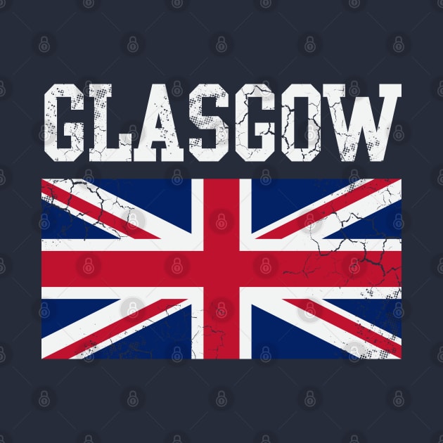 Glasgow England United Kingdom Union Jack by E