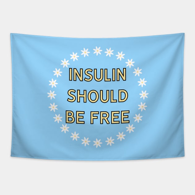 Insulin Should Be Free - Healthcare Tapestry by Football from the Left