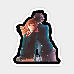 Blue Spring Ride Cute Futaba X Kou! Magnet