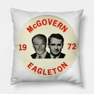 McGovern - Eagleton 1972 Presidential Campaign Button Pillow