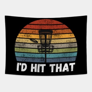 Funny Vintage Retro Frisbee Golf Disc Sport Tapestry