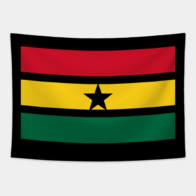 Ghana Flag Tapestry by Historia