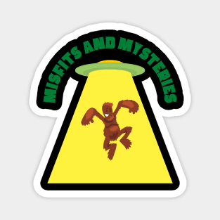 Bigfoot Alien Abduction Magnet