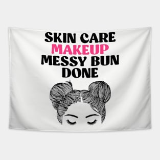 Woman's Cute Skincare / Makeup Tee Tapestry