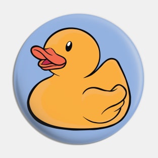 Cute Rubber Ducky Yellow Duck Squeaky Duck Pin