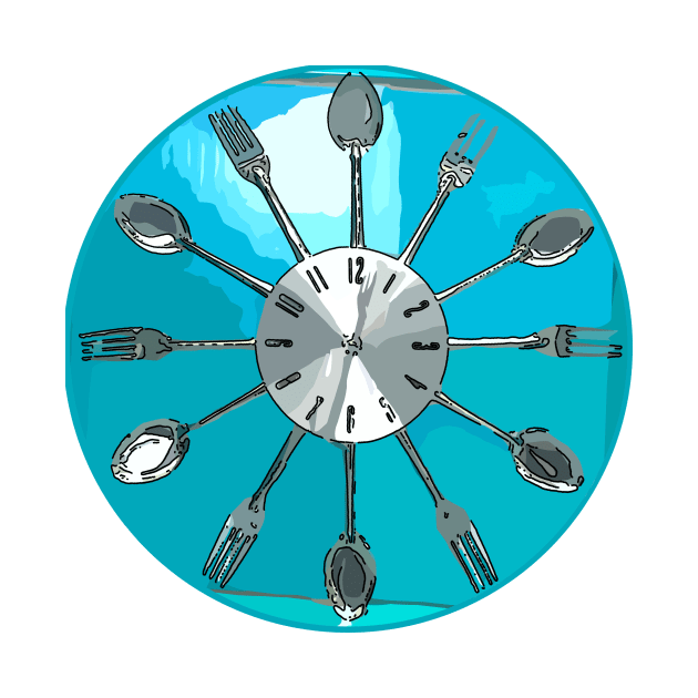 Cutlery O'clock by JonDelorme