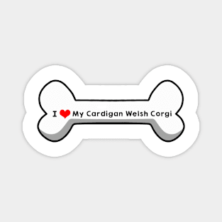 I Love My Cardigan Welsh Corgi Magnet