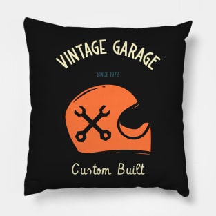 Vintage Garage Pillow