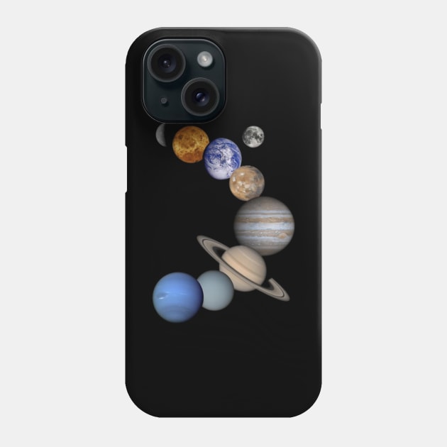 The planets Phone Case by Gaming Galaxy Shirts 