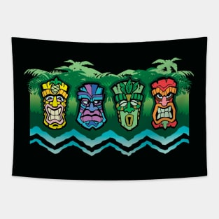 Tiki Guardians! Tapestry