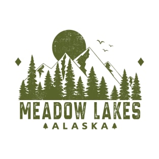 Meadow Lakes Alaska Mountain Souvenir T-Shirt