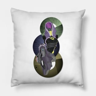 The Quarian and The Geth Pillow