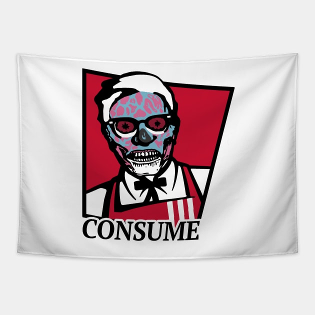 They Live KFC Tapestry by Titius