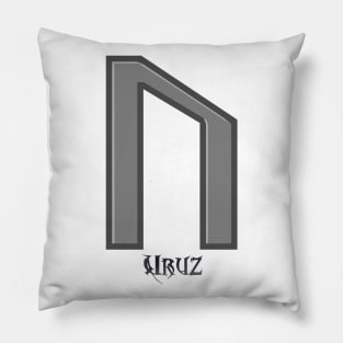 Uruz Rune Pillow