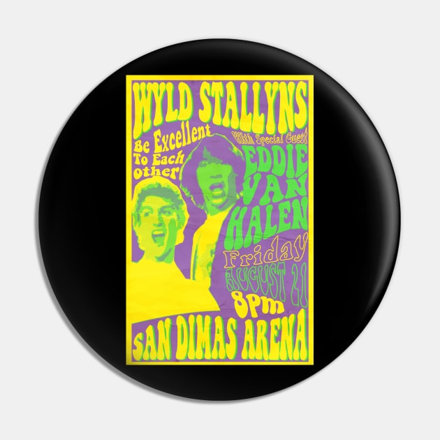 Wyld Stallyns in Concert Pin by masciajames