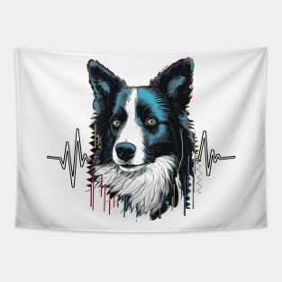 Heartbeat Border Tapestry