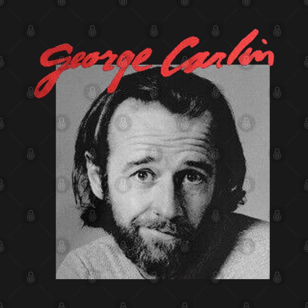 George Carlin // Retro by BateerMonster