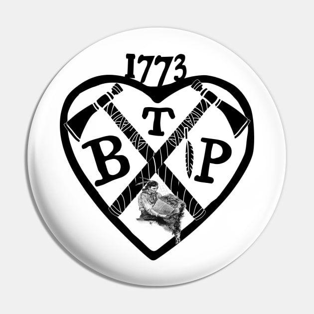 Boston Tea Party Pin by Phantom Goods and Designs