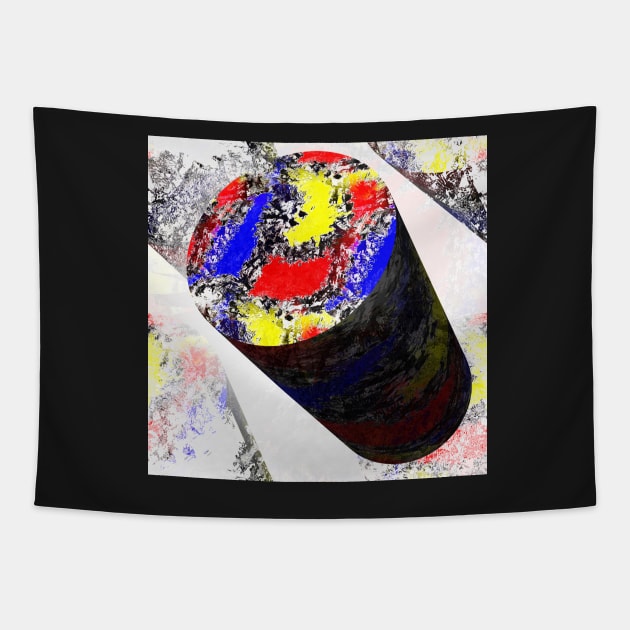 A bucket with paint Tapestry by TiiaVissak