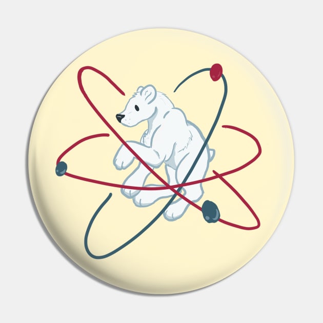 Polar (Bear) Molecule Pin by CloudWalkerDesigns