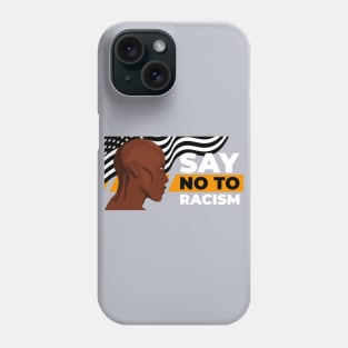 black lives matter statement young african americans man Phone Case