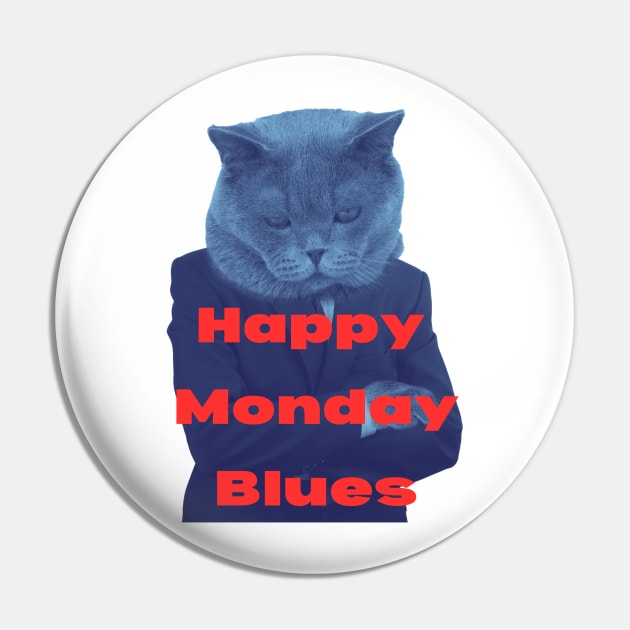 Happy Monday Blues Pin by Amourist