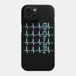 Golf Heartbeat Phone Case