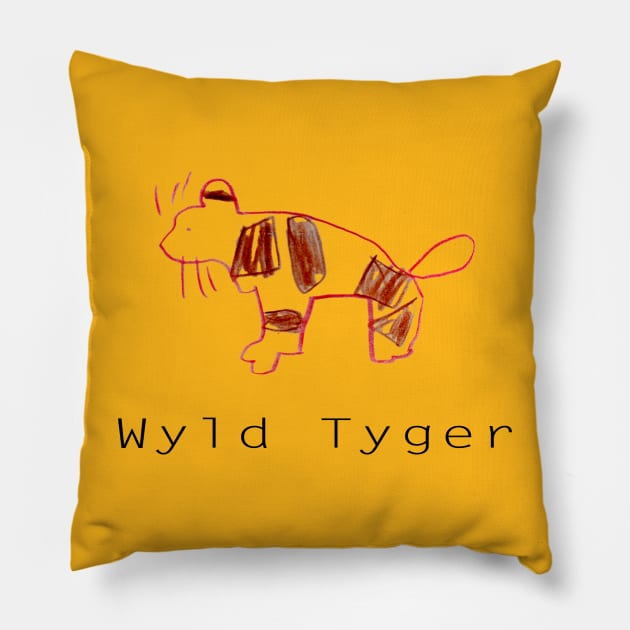 Wyld Tyger Pillow by Hero Knarate