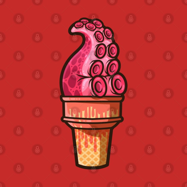 Tentacle Treat (pink ink) by JenniferSmith