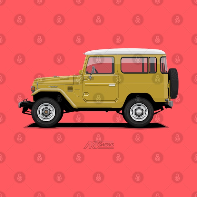 Land Cruiser FJ40 HardTop Mustard Yellow by ARVwerks