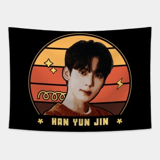 Retro Han Yun Jin ZEROBASEONE Tapestry